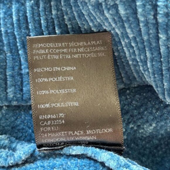 Urban outfitters Juno Velour Half-Zip pullover Sweater small - Picture 8 of 12